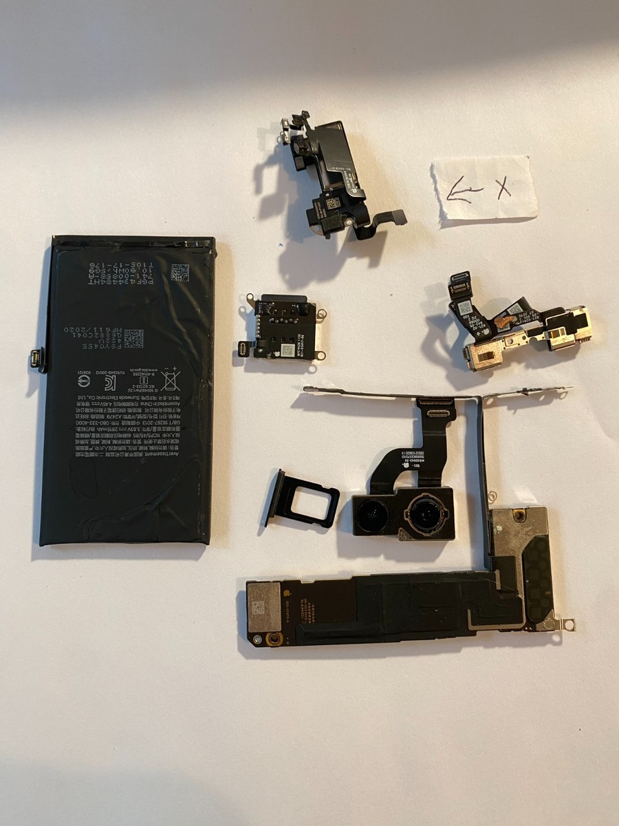 Apple iPhone 12 64GB Black T-Mobile logic board A2172 no face id