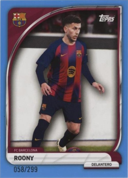 2025-26 Topps FC Barcelona Collector Tin - Roony Bardghji #15 for