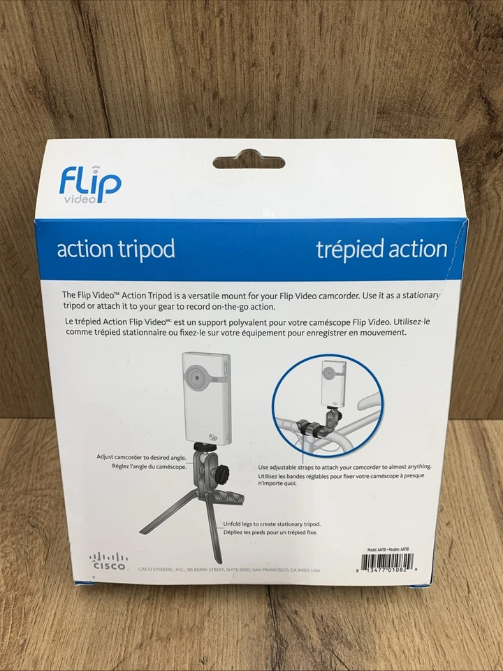 Cisco Flip Video AAT1B Action Tripod Take Hands Free Pictures Photos 2010 - Image 2 of 4