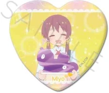 Onimai I'm Now Your Sister Badge Bins F. Miyo Murosaki Heart-Shaped Tin