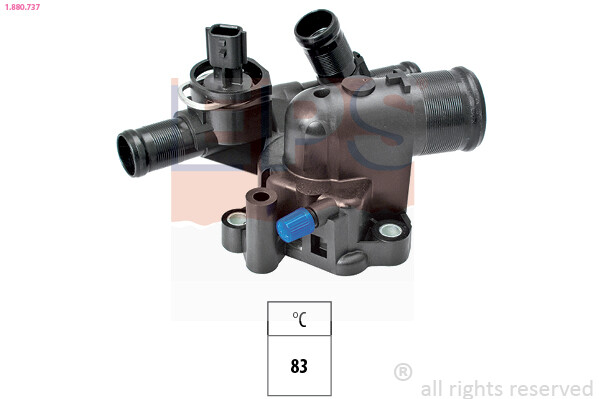 1.880.737 EPS Thermostat, coolant for NISSAN,OPEL,RENAULT,VAUXHALL