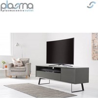 Alphason Adca1600-gry Carbon 1600 Black And Grey Tv Stand Alphason Adca1600-gry Carbon 1600 Black And Grey Tv Stand