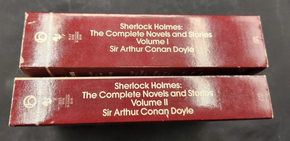 Vtg The Complete SHERLOCK HOLMES 2 Vol. PB Book Set 1930, Sir Arthur Conan Doyle Foto 3 de 3