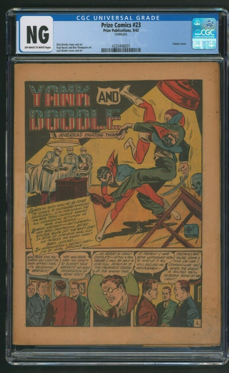 Prize Comics 23 CGC Prize Publications 1942 Golden Age Comics eBay