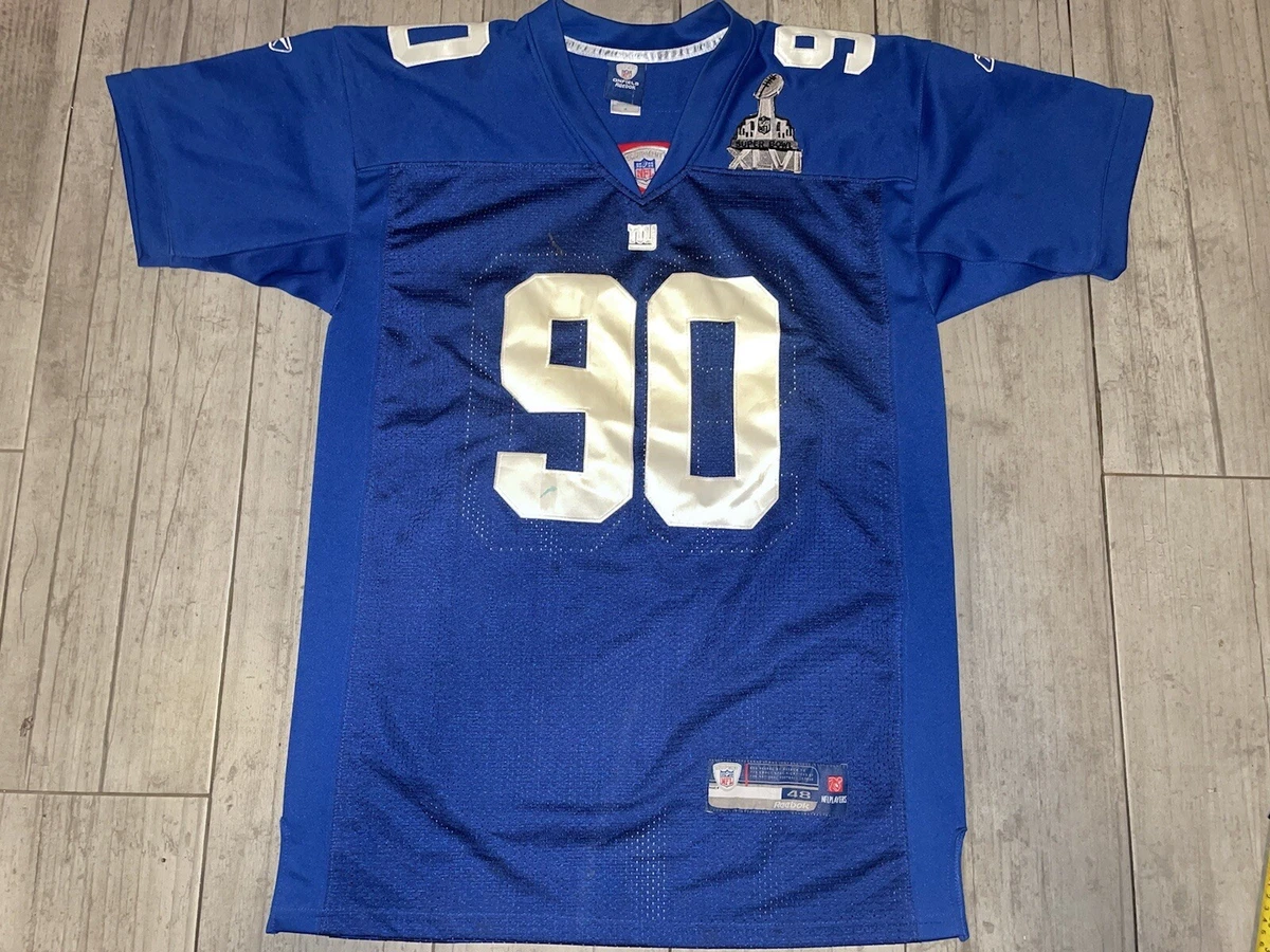 Jason Pierre Paul 90New York Giants Super Bowl XLVI Reebok Jersey