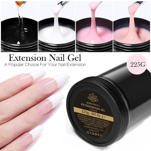 BORN PRETTY 225g Jelly Gellack Verlängerung Nagel Lack UV LED Gel Tips