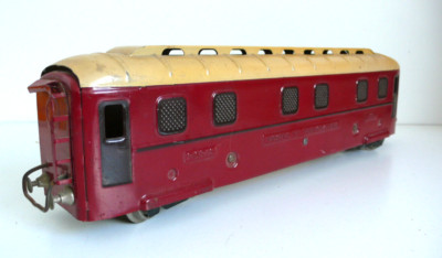 Voiture Postale JEP échelle O – Tôle – 1938/52 – 52 Cm – Bon état N°2