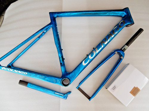 Colnago V3Rs Rim Brake Carbon Road Frameset Frozen Blue RC19 48s (52cm)
