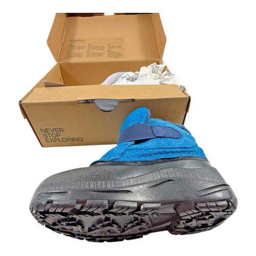 The North Face Toddler Alpenglow II Snow Boots Size 9 Waterproof Acoustic Blue - Picture 8 of 19