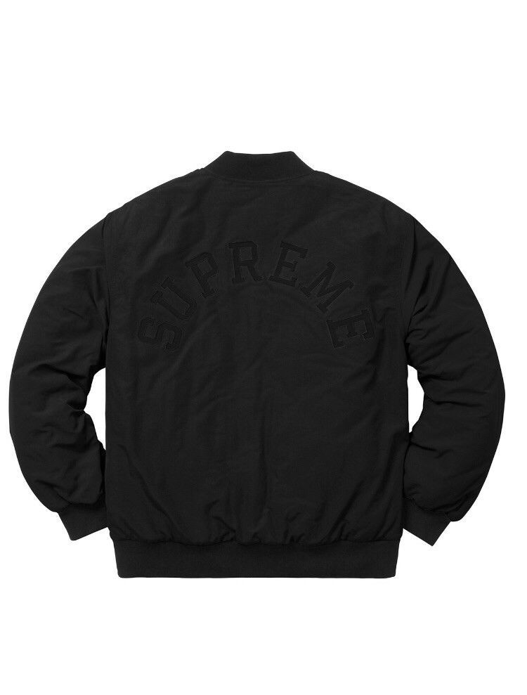 Authentic Supreme x Champion Color Blocked Jacket Black Size XL
