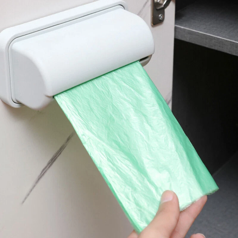 Trash Bags Storage Box Garbage Bag Dispenser for Kitchen Bathroom