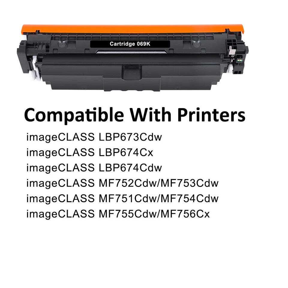 069 Toner Cartridge Set Replacement for Canon 069 Canon 069h for Canon mf753cdw - Image 3 of 4