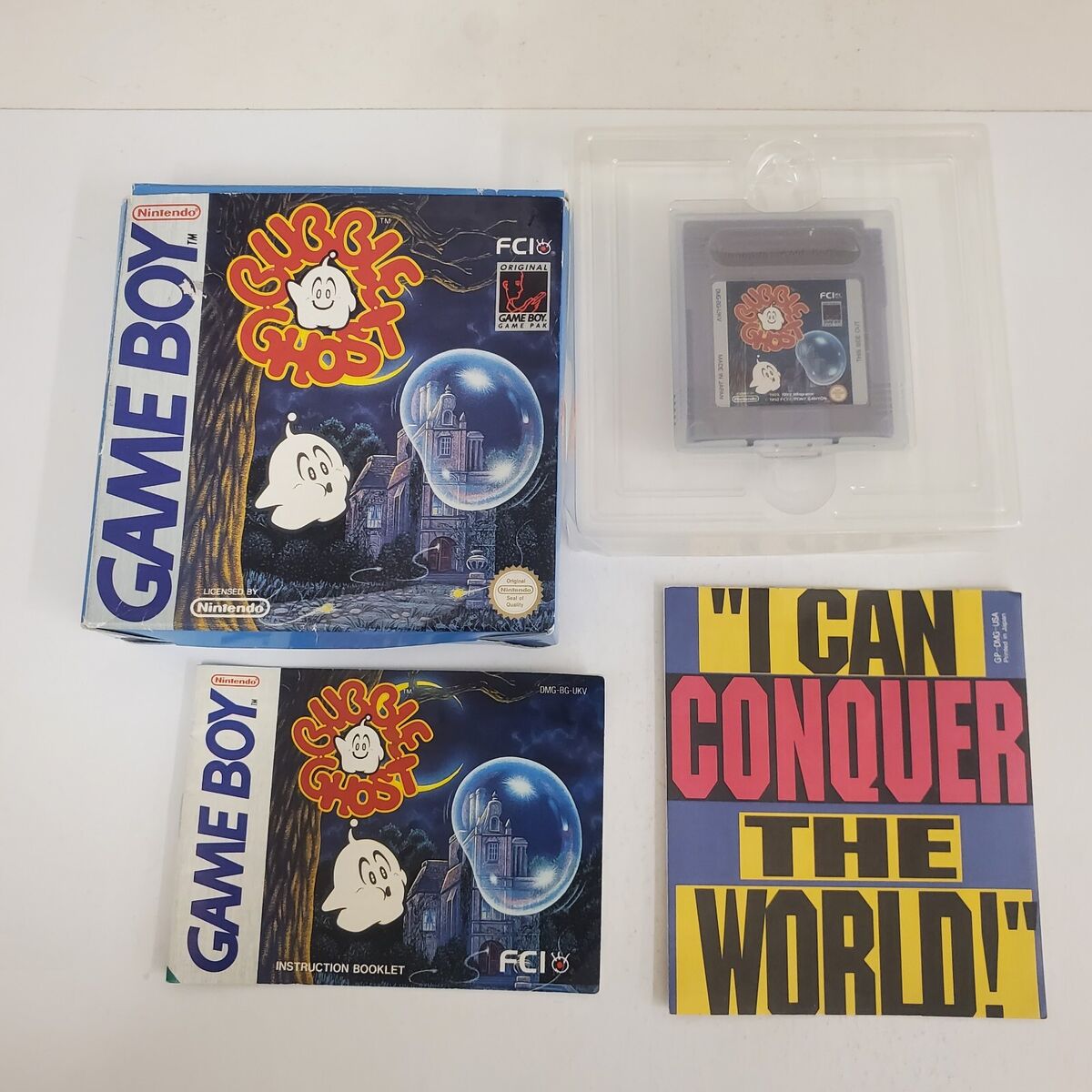 【半額】 Complete Boy Game Nintendo Ghost Bubble in Ver US CIB Box アクション