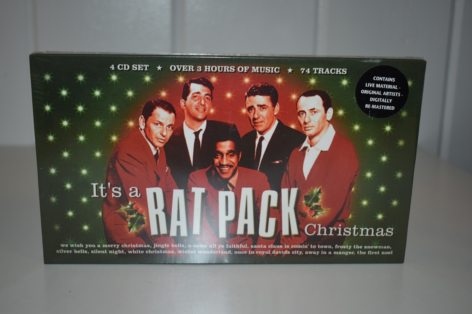Sealed! IT'S A RAT PACK CHRISTMAS 4 CD Set Frank Sinatra Dean Martin ...