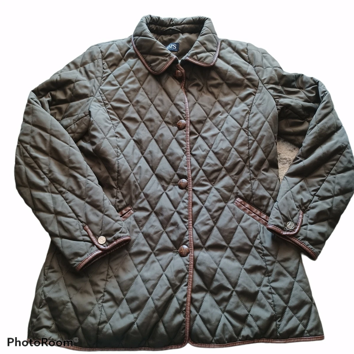 Chaps quilted best sale jacket