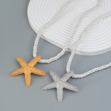 Starfish Necklace Alloy Necklace Women's Simple Fashion Pendant Jewelry New
