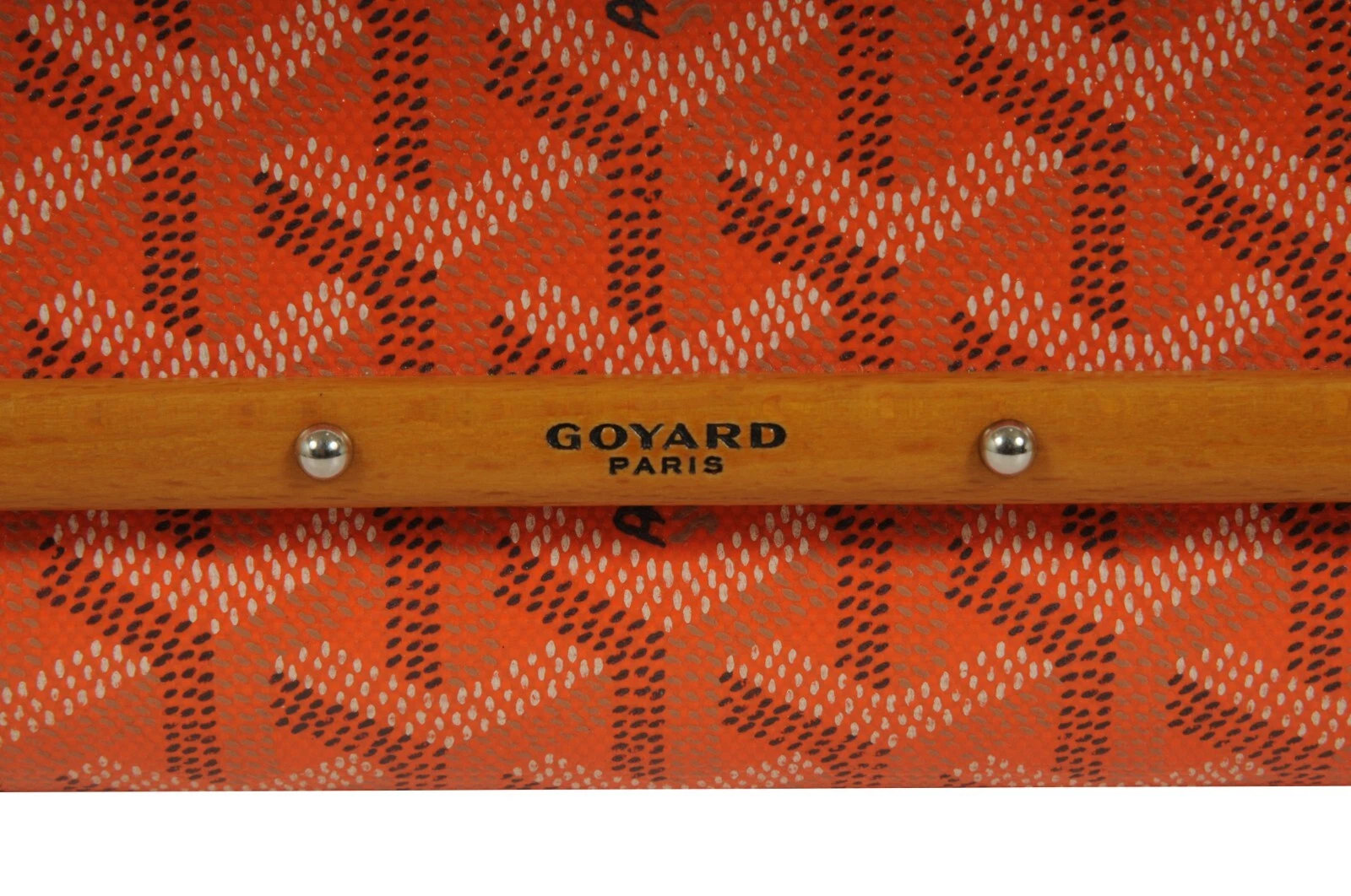 Portafoglio Goyard Monte Carlo Mini arancione edizione limitata pochette da polso