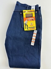 NOS NWT Wrangler ProRodeo Jeans Cowboy Cut High Rise Blue Mens Sz 42/32