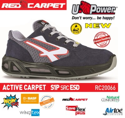 Scarpe Antinfortunistiche U-Power Coal S1P SRC 100% Metalfree - Foto 6