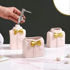Portasapone Vintage In Ceramica A Forma Di Vasca Da Bagno - Rosa, 15,5 Cm, Con Fori Di Drenaggio - 5