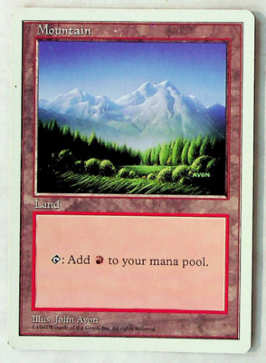 1997年 マジック：ザ・ギャザリング マウンテン Mountain #431- 5th Series - 1997 - Magic The Gathering | eBay