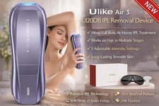 Ulike Air 3 UI20DB IPL Hair Removal Device Purple New Sealed