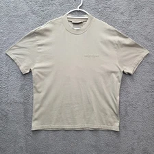 Fear Of Gods Essentials Mock Neck Beige T Shirt Size M Medium