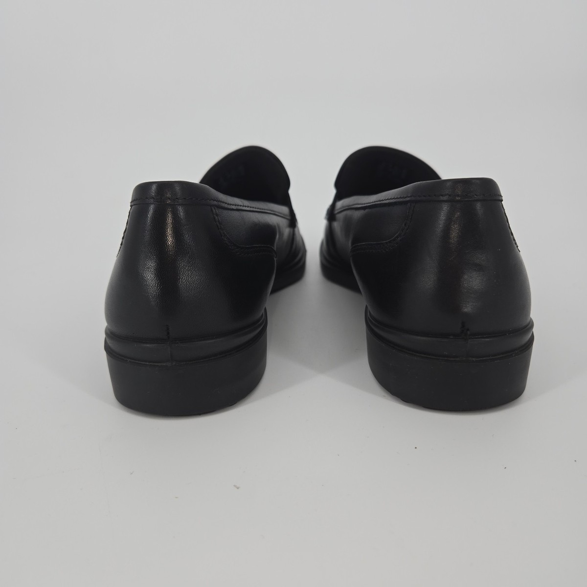 Ecco Queenstown Black Penny Loafer Slip On Dress Shoes EU 44  display picture 1