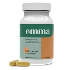 Emma Gut Health Supplement for Gas & Bloating Relief,Leaky Gut Repair,60 Capsule