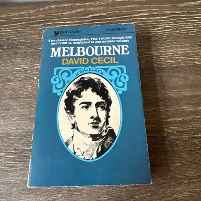 Melbourne David Cecil PB  1965 Constable And Company