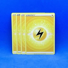 Pokémon Basic Lightning Energy SWSH09: Brilliant Stars Regular (x4) 2022