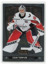 2024-25 O-Pee-Chee Platinum Logan Thompson #143 Washington Capitals