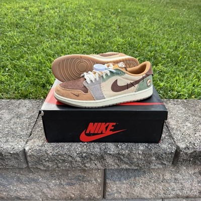 Nike x Zion Williamson Air Jordan 1 Low  Voodoo  Size 10.5 Mens