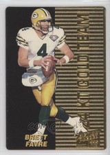 1995 Action Packed Rookies & Stars 24K Gold Team Brett Favre #2 HOF 0f8