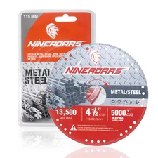 Diamond Cut off Wheels 4 1/2 Inch Diamond Metal Cutting Disc 4.5 Inch for Angle