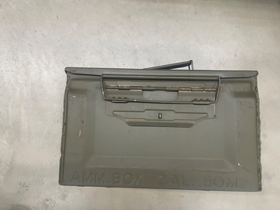 Buy VINTAGE Military Metal Ammo Can Box 105 Cal .50 Linked M2