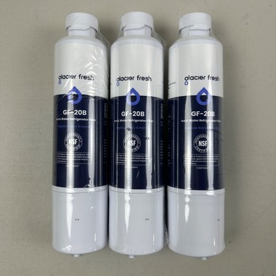 3 PACK GLACIER FRESH DA29-00020B Water Filter for Samsung HAF-CIN/EXP GF-20B