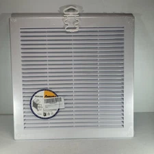 Air Vent Grille Cover 250 x 250mm 10 x 10inch White Ventilation Cover AWENTA