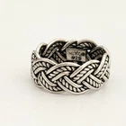 Vintage 925 Sterling Silver Mexico Celtic Braided Woven Band Ring Size 6.75