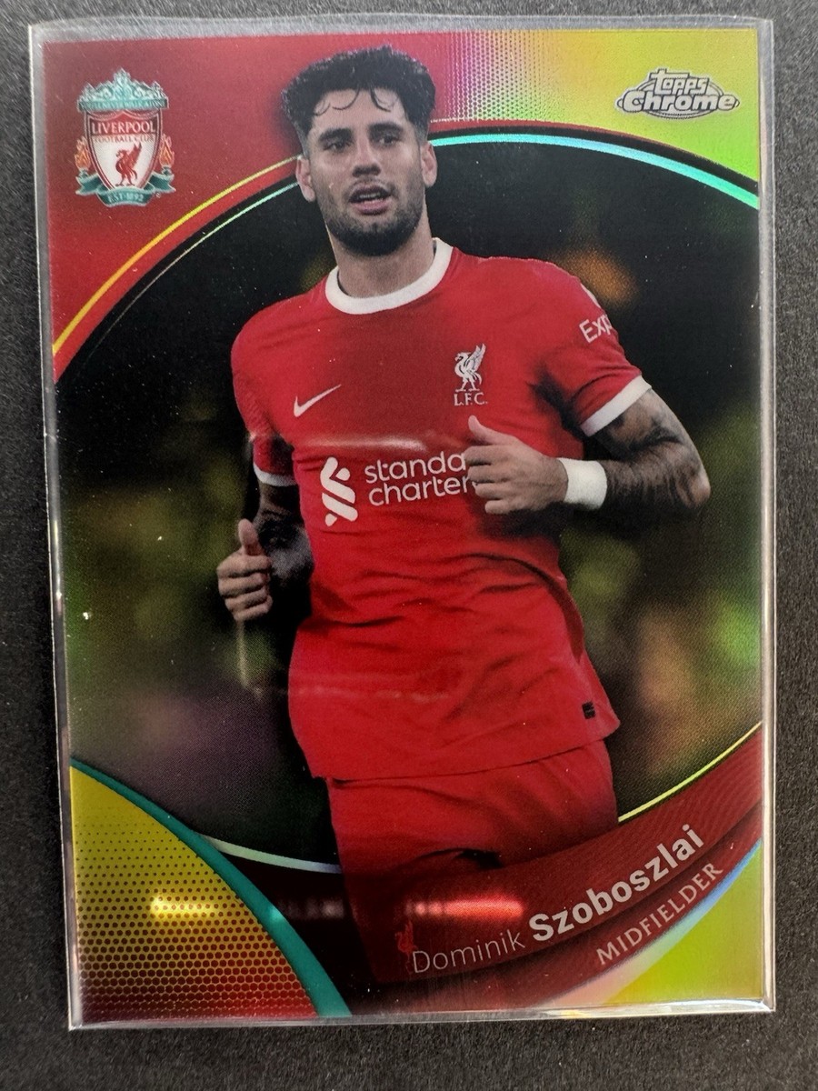 2023-24 Topps Chrome Dominik Szoboszlai Yellow 33/75 Liverpool