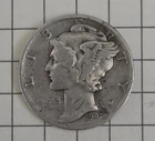 1942-P Mercury Dime 90% Silver US Mint Philadelphia