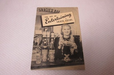 The Art of Entertaining by Gracie Fields, c.1950, Scarce cocktail book.