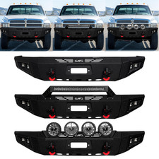 Vijay For 1994-2001 Dodge Ram 150025003500 Steel Front Bumper With Winch Plate Vijay For 1994-2001 Dodge Ram 150025003500 Steel Front Bumper With Winch Plate