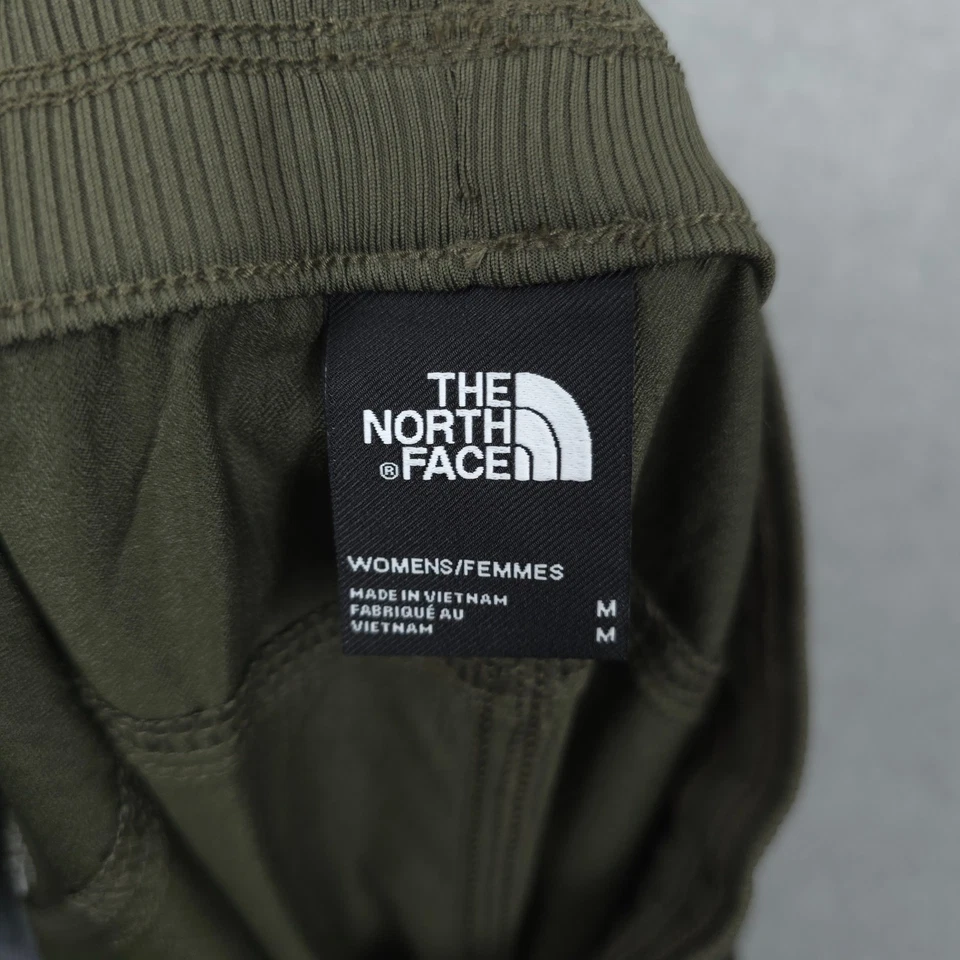 Pantalones Cortos The North Face Para Mujer Medianos Verde Afrodita Elastizados Senderismo Escalada Foto 4 de 4