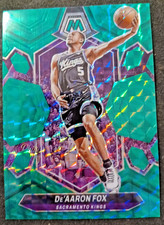 2023-24 Panini Mosaic - De'Aaron Fox #163 Green Mosaic Prizm - Sacramento Kings