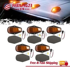 5pc Amber Led Cab Roof Light Kit For Ford F150 F250 F350 1980-1997 5pc Amber Led Cab Roof Light Kit For Ford F150 F250 F350 1980-1997