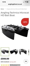 Angling Technics   Microcat HD  Bait Boat + carry bag 