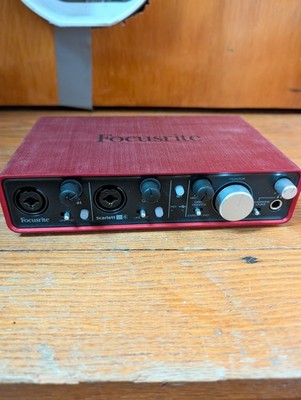 Focusrite Scarlett 2i4 USB Audio Interface, 2 Channels, MIDI, Direct Monitor