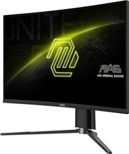 Black - MSI 27" WQHD 2K 180Hz Curved Computer Monitor, FreeSync, MAG27CQ6PF