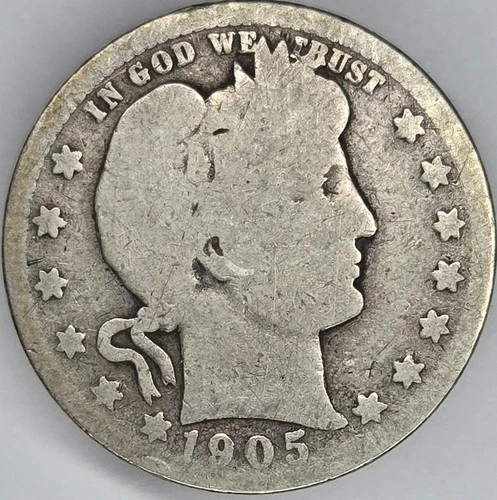 1905-S AG Barber Quarter